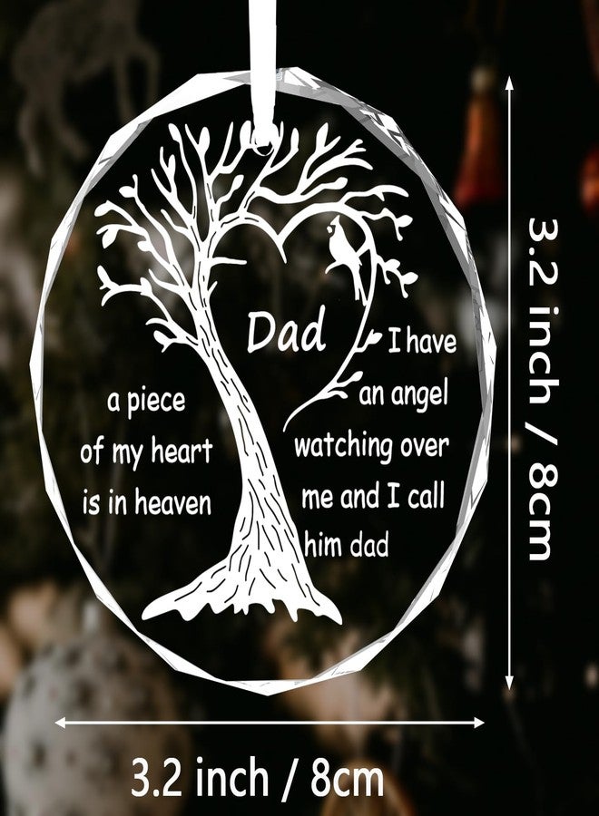 Rainhonor Christmas Memorial Gift, Bereavement Sympathy Gift for Loss of Loved One Father, Christmas Tree Remembrance Hanging Pendant Remembrance Gifts for Loss of Mather Memory Mom Sympathy (dad) - Image 2